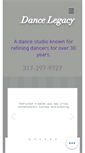 Mobile Screenshot of dancelegacyinc.com